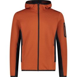 Kurtka z kapturem CMP. Brązowe kurtki sportowe męskie CMP, bez wzorów, trekkingowe. Za 371.50 zł.
