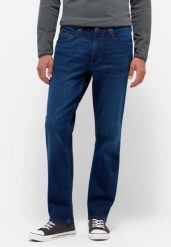 Męskie Spodnie Jeansowe Mustang Style Washington Straight Denim Blue 1015885 5000 802. Niebieskie spodnie materiałowe męskie Mustang, l, bez wzorów, z denimu. Za 219.99 zł.