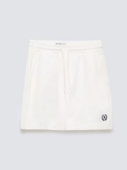 Szorty damskie dresowe z niewielkim haftem białe Meganta 100. Białe szorty damskie Big Star, l, bez wzorów, z bawełny, klasyczne. Za 119.99 zł.