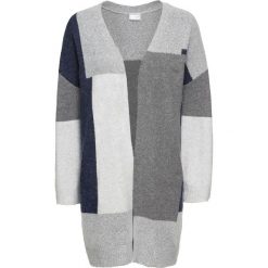 Kardigan "colorblocking" bonprix indygo-szary wzorzysty. Niebieskie kardigany damskie bonprix. Za 99.99 zł.