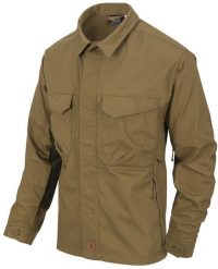 Helikon Koszula podróżnicza Helikon-Tex Woodsman - coyote/taiga green rozmiar: m. Zielone koszule męskie HELIKON, m, bez wzorów, bez kołnierzyka, bez ramiączek. Za 236.28 zł.
