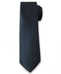 Oryginalny Krawat Męski w Drobny Wzorek - 6 cm - Alties, Atramentowy. Niebieskie krawaty i muchy Alties, bez wzorów, z tkaniny, eleganckie. Za 49.00 zł.