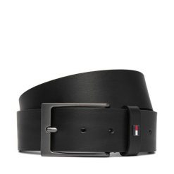Pasek Tommy Hilfiger. Czarne paski damskie Tommy Hilfiger, bez wzorów. Za 249.99 zł.