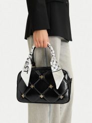 Nine West Torebka EO-Allen Gaze-KS2577-1 Czarny. Czarne torebki do ręki damskie Nine West, bez wzorów, z materiału, bez dodatków. Za 279.99 zł.