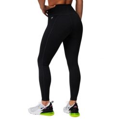 Damskie legginsy z wysokim stanem Fabletics Define. Czarne legginsy sportowe damskie FABLETICS, bez wzorów, z podwyższonym stanem. Za 305.70 zł.