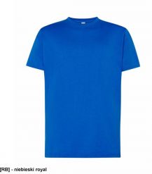 JHK - T-shirt Męskie niebieski royal S. Niebieskie t-shirty męskie JHK, m, bez wzorów, bez kołnierzyka. Za 19.55 zł.