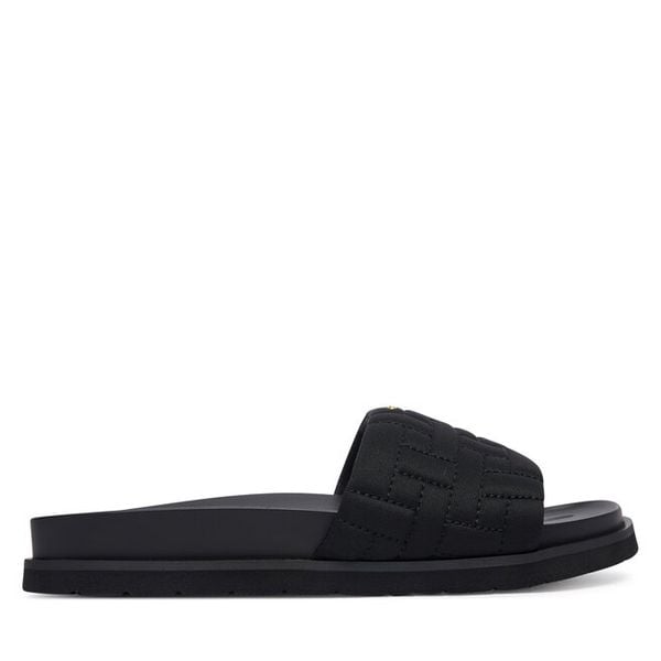 Klapki Gant. Czarne klapki damskie GANT, bez wzorów, bez obcasa. Za 329.99 zł.