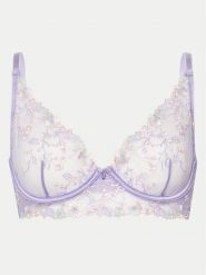Hunkemöller Biustonosz z fiszbiną Lillia 205399 Fioletowy. Fioletowe biustonosze Hunkemöller, bez wzorów, z syntetyku. Za 99.99 zł.