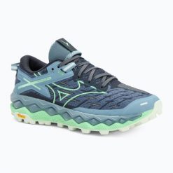 Buty do biegania damskie Mizuno Wave Mujin 10. Niebieskie obuwie sportowe damskie Mizuno, bez wzorów, do biegania, mizuno wave. Za 709.99 zł.