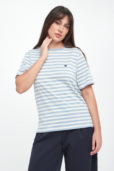 T-shirt damski w paski Venaco WEEKEND MAX MARA. T-shirty damskie Weekend Max Mara, s, bez wzorów, bez kołnierzyka. Za 419.00 zł.