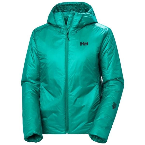 Damska kurtka narciarska Helly Hansen Odin Everdown. Zielone kurtki damskie Helly Hansen, m, bez wzorów, z materiału, bez kaptura, narciarskie. Za 1,884.00 zł.