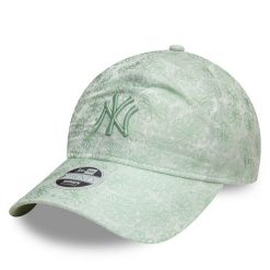 Czapka z daszkiem New Era. Zielone czapki i kapelusze damskie New Era, bez wzorów. Za 99.99 zł.