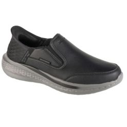 Buty sportowe Sneakersy męskie, Slip-Ins: Slade. Czarne buty sportowe męskie Skechers, bez zapięcia, trekkingowe. Za 349.99 zł.