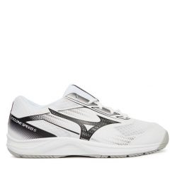 Buty halowe Mizuno. Białe buty sportowe męskie Mizuno, bez zapięcia. Za 299.99 zł.