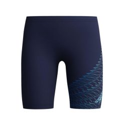 Dziecięcy 1-częściowy kostium kąpielowy Speedo Eco Medley Logo Jam. Niebieskie stroje kąpielowe dla dziewczynek Speedo, bez wzorów, z materiału. Za 175.50 zł.