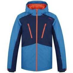 Męska kurtka narciarska Loap Lawur niebieska. Brązowe kurtki męskie ZSPORT, na zimę, m, bez wzorów, sportowe, bez kaptura. Za 382.99 zł.