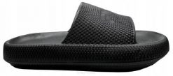 Klapki męskie Fila Slippers. Czarne klapki męskie Fila, z materiału, eleganckie. Za 89.99 zł.