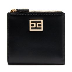 Portfel Elisabetta Franchi. Czarne portfele damskie Elisabetta Franchi, bez wzorów. Za 589.99 zł.