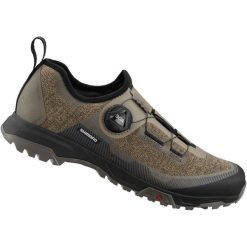 Buty rowerowe MTB Woman ET701. Brązowe buty sportowe męskie Shimano, bez zapięcia, rowerowe. Za 599.90 zł.