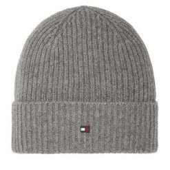 Czapka Tommy Hilfiger. Szare czapki i kapelusze męskie Tommy Hilfiger, na zimę, bez wzorów. Za 369.99 zł.