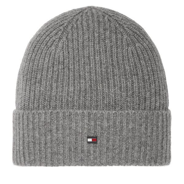 Czapka Tommy Hilfiger. Szare czapki i kapelusze męskie Tommy Hilfiger, na zimę, bez wzorów. Za 369.99 zł.