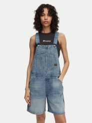 G-Star Raw Ogrodniczki D28887-D788 Niebieski Loose Fit. Niebieskie szorty damskie G-Star Raw, xs, bez wzorów, z bawełny, retro. Za 509.99 zł.