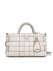 Guess Torebka Maylee HWWG96 61060 Biały. Białe torebki do ręki damskie Guess, z aplikacjami, ze skóry, bez dodatków. Za 489.99 zł.