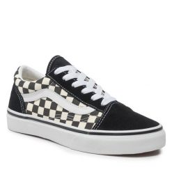 Tenisówki Vans. Czarne trampki i tenisówki damskie Vans, bez wzorów, bez zapięcia. Za 319.99 zł.