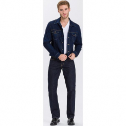 Dżinsowa kurtka - Regular fit - w kolorze granatowym. Niebieskie kurtki męskie Cross Jeans. W wyprzedaży za 136.95 zł.