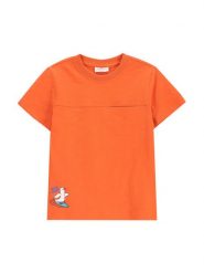 Coccodrillo T-Shirt WC5143202HBK Pomarańczowy Regular Fit. Brązowe t-shirty dla chłopców COCCODRILLO, bez wzorów, z bawełny, bez ramiączek. Za 29.99 zł.
