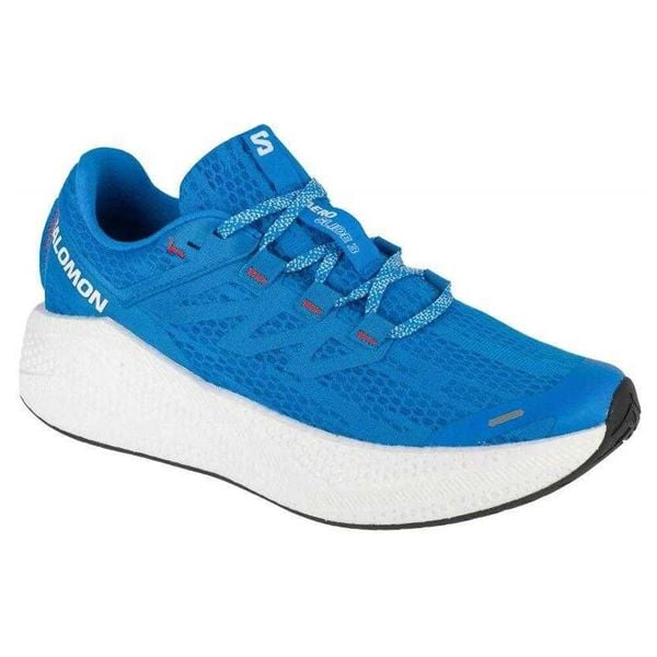 Trampki Męskie Aero Glide 3. Niebieskie trampki męskie Salomon, bez wzorów, z gumy, bez zapięcia. Za 661.00 zł.
