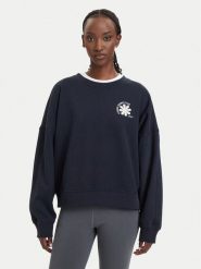 BOSS Bluza C Ever 6 50567113 Granatowy Oversize. Niebieskie bluzy damskie Boss, m, bez wzorów, z bawełny, bez kaptura. Za 554.99 zł.