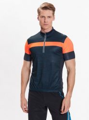 CMP Koszulka rowerowa 33N6777 Granatowy Regular Fit. Niebieskie koszulki polo męskie CMP, m, bez wzorów, z syntetyku, bez kołnierzyka, bez ramiączek. Za 249.99 zł.