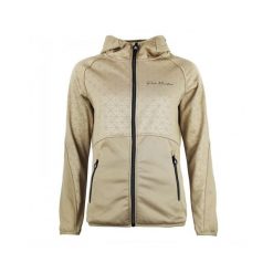 Kurtka damska Peak Mountain Polarshel Amonwz. Brązowe kurtki sportowe damskie Peak Mountain, bez wzorów, bez kaptura, trekkingowe. W wyprzedaży za 233.50 zł.