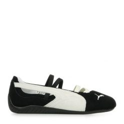 Buty PUMA Speedcat Ballet SD Noir/Blanc. Białe obuwie sportowe damskie Puma, bez wzorów, z materiału, do biegania. Za 465.90 zł.