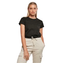 Koszulka damska Urban Classics Boxy GT. Czarne koszulki sportowe damskie Urban Classics, bez wzorów, bez kołnierzyka, bez ramiączek. Za 160.50 zł.