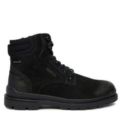 Trapery Big Star Shoes. Czarne śniegowce i trapery męskie BIG STAR SHOES, retro, bez zapięcia. Za 529.99 zł.