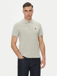 AMI Paris Polo BFUPL001.760 Szary Regular Fit. Szare koszulki polo męskie AMI PARIS, m, bez wzorów, z bawełny, bez ramiączek. Za 759.99 zł.