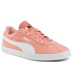 Buty trampki damskie sportowe skóra Puma CLUB II. Białe trampki i tenisówki damskie Puma, bez wzorów, ze skóry, sportowe, bez zapięcia. Za 139.00 zł.