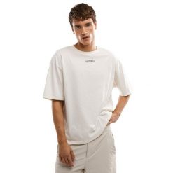 Męski luźny T-shirt Lifestyle Siroko IBZ Ibi Ivory. Brązowe t-shirty męskie SIROKO, m, bez wzorów, z bawełny, biznesowe, bez kołnierzyka. Za 126.00 zł.