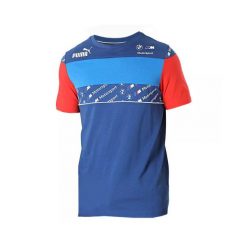 Koszulka Puma BMW Motorsport SDS. Niebieskie koszulki sportowe męskie Puma, m, bez wzorów, z materiału, bez kołnierzyka, bez ramiączek. W wyprzedaży za 201.80 zł.