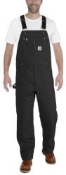 Ogrodniczki Carhartt Bib Overall Black. Czarne spodnie sportowe męskie Carhartt, m, bez wzorów. Za 590.29 zł.
