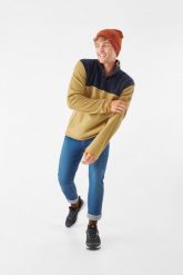 Bluza męska Viking Bamboo Lakeside Man. Brązowe bluzy męskie Viking, l, bez wzorów, z materiału, bez kaptura. Za 197.94 zł.