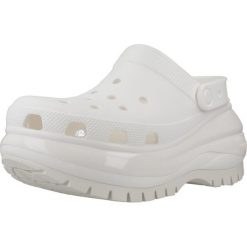 Tenisówki Crocs Model Classic Mega Crush Clog Kolor Biały. Białe klapki damskie Crocs, bez wzorów, z gumy, sportowe, bez obcasa. Za 239.00 zł.
