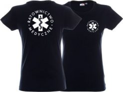 LPP - Promostars Koszulka damska RATOWNICTWO MEDYCZNE granatowa. T-shirty damskie LPP - Promostars, bez wzorów, bez kołnierzyka. Za 73.99 zł.