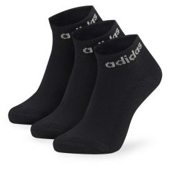 Skarpety krótkie adidas. Czarne skarpety damskie Adidas, bez wzorów. Za 44.99 zł.