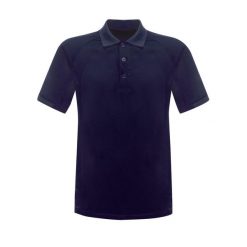 Męska Koszulka Polo Coolweave. Niebieskie koszulki polo męskie Regatta, m, bez wzorów, z materiału, bez ramiączek. Za 88.99 zł.