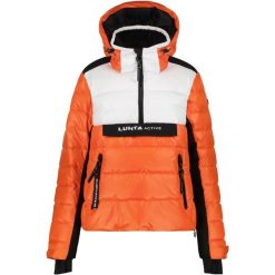 Kurtka Narciarska Damska Luhta Kumputunturi. Białe kurtki snowboardowe damskie Luhta, na zimę, s, bez wzorów, bez kaptura, narciarskie. W wyprzedaży za 799.20 zł.