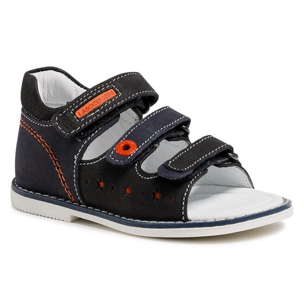 Sandały Lasocki Kids. Niebieskie sandały chłopięce Lasocki Kids, bez zapięcia. Za 53.99 zł.