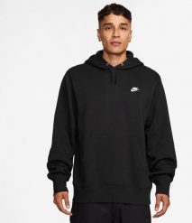 Nike Bluza męska Nike Club BB czarna FN3859 010 M. Czarne bluzy męskie Nike, m, bez wzorów, bez kaptura. Za 273.23 zł.